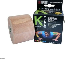 Phyto Performance Kinetik Tape K-Phyto Ελαστική Αυτοκόλλητη Αθλητική Ταινία σε Μπεζ Χρώμα, 5cm x 5m