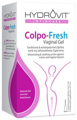 Hydrovit Intimcare Colpo-Fresh Vaginal Gel (With Hualuronic Acid, Lactic Acid Herbal Extracts) 6 x 5ml