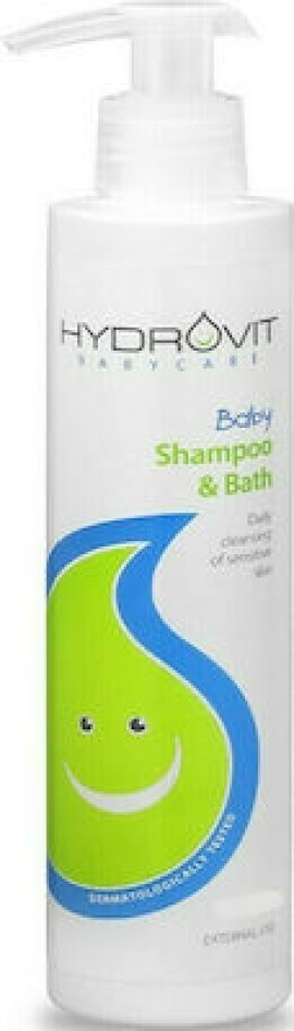 Hydrovit Baby Shampoo & Bath 300ml - Ήπιο Σαμπουάν & Αφρόλουτρο Για Μωρά