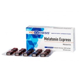 Viogenesis Melatonin Express 1mg Συμπλήρωμα για τον Ύπνο 30 μασώμενες ταμπλέτες