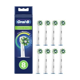 Oral-B CrossAction Ανταλλακτικές Κεφαλές Ηλεκτρικής Οδοντόβουρτσας με Τεχνολογία CleanMaximiser 8τεμ