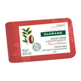 Klorane Fleur D Hibiscus Cream Soap Κρεμώδες Σαπούνι Άνθος Ιβίσκου, 100gr