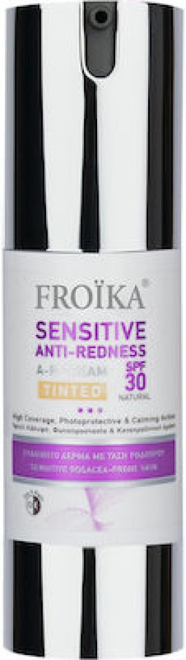 Froika Sensitive Anti-Redness Cream Tinted με Χρώμα κατα της Ερυθρότητας και των Ευρυαγγειών Spf30, 30ml