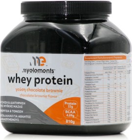 My Elements Whey Protein,Συμπλήρωμα Διατροφής Με Πρωτεΐνη Γεύση Choco Brownie 810gr