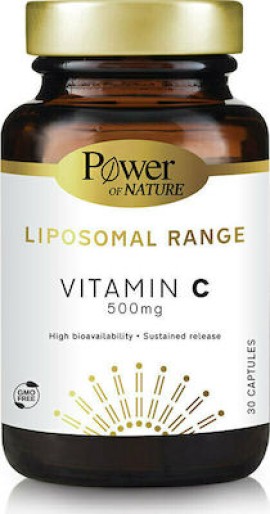Power Health Liposomal Range Vitamin C 500mg Συμπλήρωμα Διατροφής για την Ενίσχυση του Ανοσοποιητικού Συστήματος, 30s caps