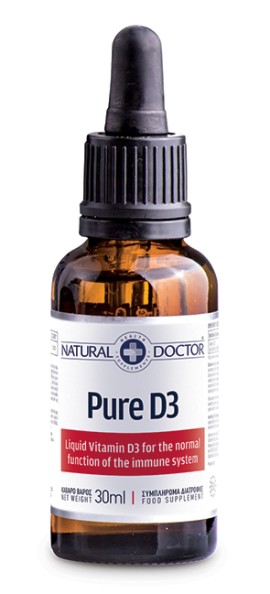 Natural Doctor Pure 2000iu Βιταμίνη D3 Σε Υγρή Μορφή 30ml