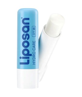 Liposan Hydro Care SPF15 Lip Balm Περιποίησης Χειλιών Χωρίς Χρώμα με Βούτυρο Καριτέ, 4.8g