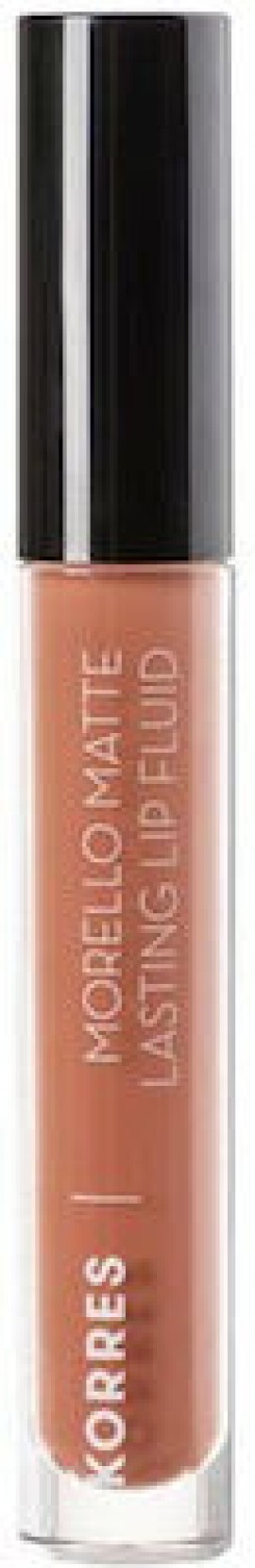 Korres Morello Matte Lasting Lip Fluid Υγρό Κραγιόν Μεγάλης Διάρκειας Για Τέλειο Ματ Αποτέλεσμα 07 Tinted Nude 3.4ml