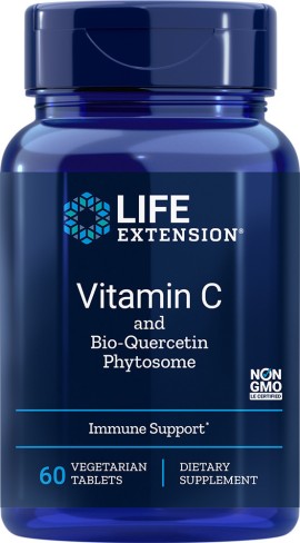 Life Extension Vitamin C & Bio-Quercetin Phytosome 1000mg 60 φυτικές κάψουλες