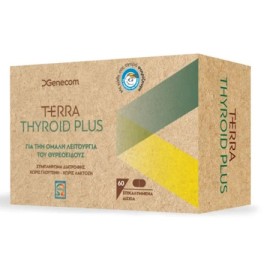 Genecom Terra Thyroid Plus Συμπλήρωμα Διατροφής Για Την Φυσιολογική Λειτουργία Του Θυρεοειδούς 60tabs