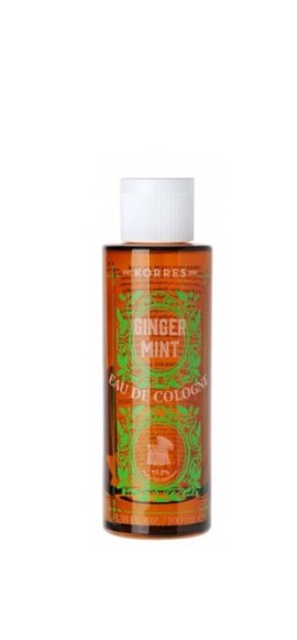 Korres Eau De Cologne Ginger Mint Ζωηρή Κολόνια με άρωμα από φρεσκοκομμένα φύλλα μέντας & νότες ginger, 100ml