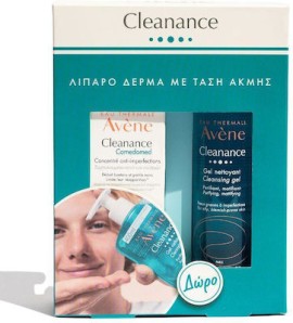 Avene Promo Cleanance Comedomed Ενυδατική Κρέμα Προσώπου Για Λιπαρό Δέρμα Με Τάση Ακμής 30ml & Δώρο Cleanance Gel Nettoyant 100ml