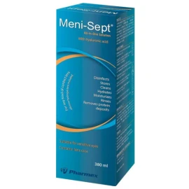 Meni-Sept All-In-One Solution Hyaluronic Acid Διάλυμα Καθαρισμού για Όλους τους Φακούς Επαφής 380ml