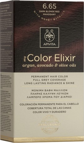 Apivita My Color Elixir Βαφή Μαλλιών 6.65 Έντονο Κόκκινο -20% Ειδική Τιμή