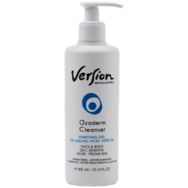 Version Azaderm Cleanser Gel Καθαρισμού Προσώπου & Σώματος 300ml