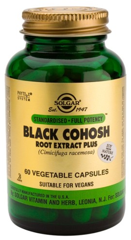 Solgar Black Cohosh Root Extract Συμπλήρωμα Διατροφής για τα Συμπτώματα της Εμμηνόπαυσης 60 Φυτικές Κάψουλες