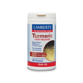 Lamberts Turmeric Fast Release Συμπλήρωμα Διατροφής Με Κουρκουμίνη 120 Ταμπλέτες [8548-120]