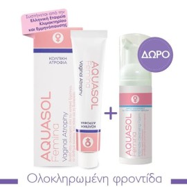 Galenica Promo Aquasol Femina Vaginal Atrophy Κρέμα για την Κολπική Ατροφία 30ml & Δώρο Aquasol Femina Intimate Cleansing Foam Αφρός Καθαρισμού 40ml