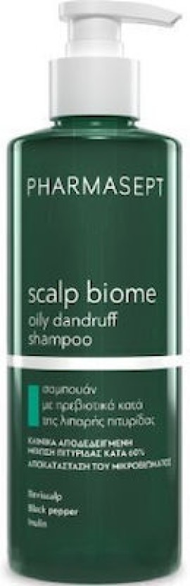 Pharmasept Oily Dandruff Shampoo, Σαμπουάν Ρύθμισης Της Λιπαρότητας 400ml.