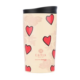 Estia Θερμός Ανοξείδωτος BPA Free Travel Mug Save the Aegean 350ml Tender Lace 01-31930