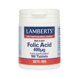 Lamberts Folic Acid 400mcg, 100 Ταμπλέτες