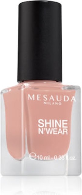 Mesauda Shine n Wear 203225 Beigelaque Βερνίκι Νυχιών 10ml