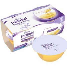 Nutricia Fortimel Cream Protein Κρέμα για τη Διαιτητική Διαχείριση της Δυσθρεψίας Μπανάνα 4x125gr