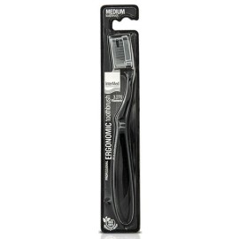 Intermed Toothbrush Οδοντόβουρτσα Medium Μαύρο Χρώμα 1 τμχ