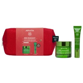 Apivita Bee Radiant Promo Pack με Κρέμα Ελαφριάς Υφής 50ml & Δώρο Κρέμα Ματιών 15ml