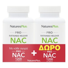 Natures Plus Promo Pro NAC 1200 60+60softgels