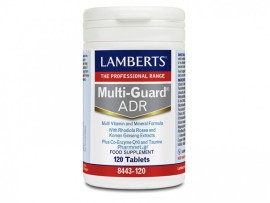 Lamberts Multi Guard ADR Πολυφόρμουλα Ενέργειας & Τόνωσης με Rhodiola ,Korean Ginseng ,Q10 & Ταυρίνη ,120tabs