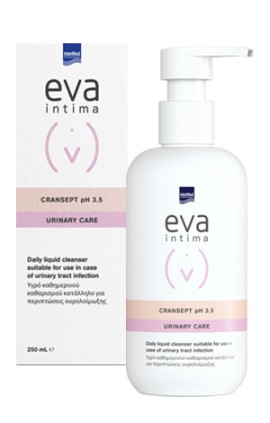 Intermed Eva Intima Wash Cransept PH3.5 Υγρό Καθαρισμού Ευαίσθητης Περιοχής 250ml