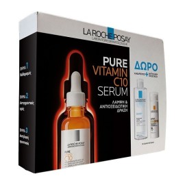 La Roche Posay Promo Pure Vitamin C10 30ml, Εau Micellaire 10ml & Anthelios Age Correct 3ml