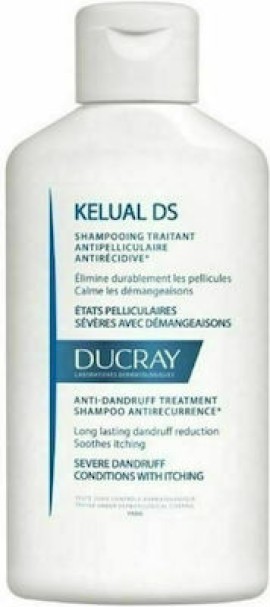 Ducray Kelual DS Shampoo Σαμπουάν Αγωγής για Σοβαρές Απολεπιστικές Καταστάσεις με Κνησμό 100ml