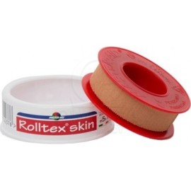 Master Aid Rolltex Skin Αυτοκόλλητη Επιδεσμική Ταινία σε Ρολό 5m x 1.25cm Καφέ