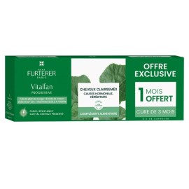 Rene Furterer Vitalfan Progressive Συμπλήρωμα Διατροφής κατά της Προοδευτικής Τριχόπτωσης 3x30κάψουλες