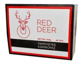 Red Deer Ταμπλέτες Καμφοράς 40 τμχ
