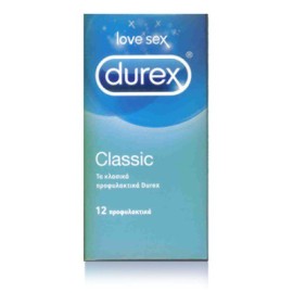 Durex Classic Natural Προφυλακτικά - Ήπια Λίπανση  12 Τεμάχια