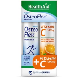 Health Aid Promo Pack Osteoflex 20tabs & Vitamin C 1000mg 20tabs