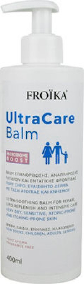 Froika UltraCare Balm Επανόρθωση & Εντατική Φροντίδα για Πολύ Ξηρό, Ευαίσθητο Δέρμα με Τάση Ατοπίας & Κνησμού για Πρόσωπο & Σώμα 400ml