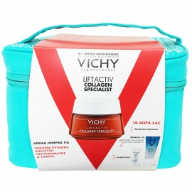 Vichy Promo με Liftactiv Collagen Specialist, 50ml & Mineral 89 Booster, 10ml & UVAge Daily, 3ml & ΔΩΡΟ Νεσεσέρ