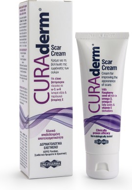 Uni-Pharma CURAderm Scar Cream 50ml