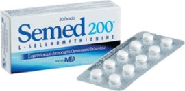 Intermed Semed 200mg Αντιοξειδωτικό Συμπλήρωμα Οργανικού Σεληνίου 30 Δισκία