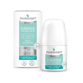 Pharmasept Balance Mild Deo Roll-On Απαλό Αποσμητικό για Ευαίσθητες Επιδερμίδες 50ml