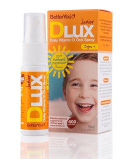 Better Υou DLuxJunior 400iu Υπογλώσσιο Spray, 15ml (100 Ψεκασμοί)