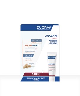 Ducray Promo κατά της Τριχόπτωσης με Anacaps Expert 90caps & Δώρο Ducray Anaphase Chronic Σαμπουάν Κατά της Τριχόπτωσης 100ml