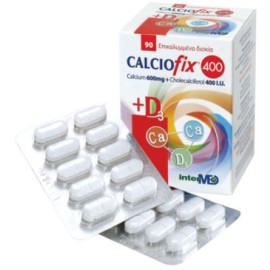 Intermed Calciofix 400 Συμπλήρωμα Διατροφής, 90 Ταμπλέτες