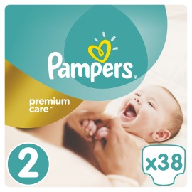 Pampers Premium Care Mini Μέγεθος 2 (3-6 kg) 38 Πάνες