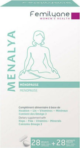 Femilyane Menalya Womens Health Συμπλήρωμα Διατροφής για την Εμμηνόπαυση, 28+28caps