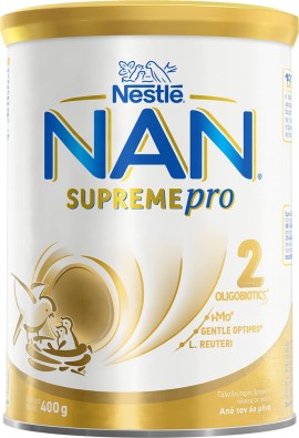 Nan Supreme Pro 2 6m+ Γάλα 2ης Βρεφικής Ηλικίας σε Σκόνη, 400gr